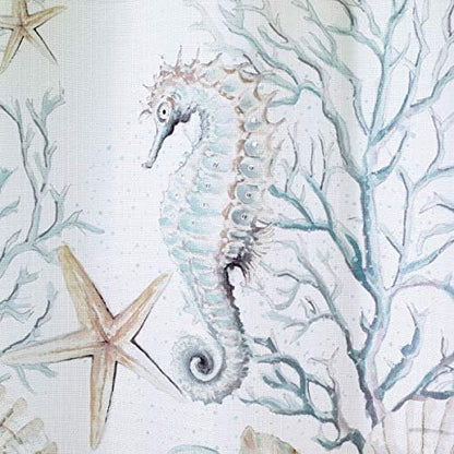 Avanti Linens - Fabric Shower Curtain, Sea Inspired Bathroom Decor