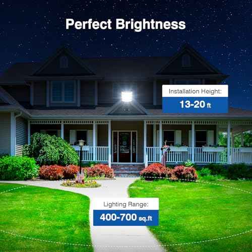 Solar Street Lights Outdoor Waterproof ,50000LM 320¡Æ Angle Flood light, 5730 LED Solar Parking Light with Motion Sensor and Remote Control for Outdoor, Streets, Courtyards,Parking Garages,-2Pack