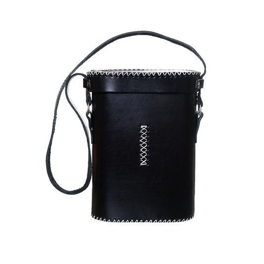 Generic Argentinian Mate Bag Smooth Model for Vacuum Bottle and Mate | Handmade Leather Handbag