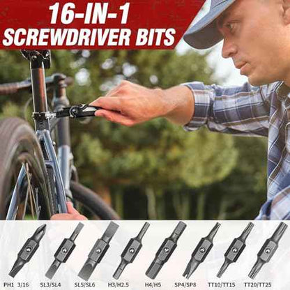 BIBURY Multitool Pliers Pro BI2045AB, Stainless Steel Foldable Multi Tool with Upgraded Scissors and Screwdriver, Multitools with Replaceable Wire Cutters and Saw, Ideal for Camping,Fishing,Survival