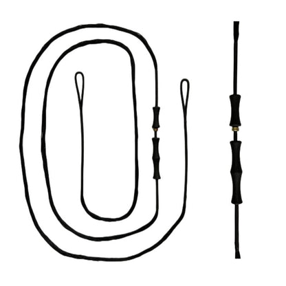 DeeRace Traditional Recurve Bow String and Bowstring Finger Savers Set, Dacron Bow String with Finger Guards (AMO 50” (Actual Length 46”), 16 Strands (Recommended for up to 65 lbs))