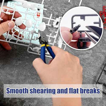 VCELINK Wire Cutter, 6-inch Side Cutter, CR-V Small Flush Cutter, Professional Small Wire Cutter with Spring-loaded for Artificial Flowers, Floral, Jewellery Making, and DIY Model Making