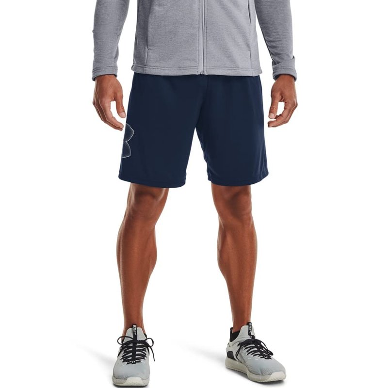 Under Armour Men's Tech Graphic 10" Shorts, Academy Blue (409)/Steel, X-Large Tall
