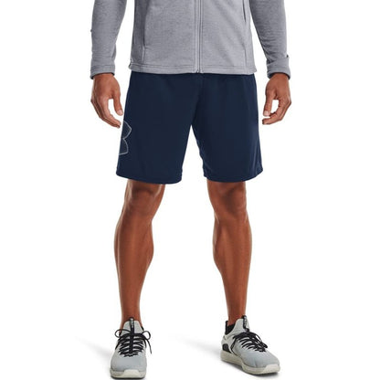 Under Armour Men's Tech Graphic 10" Shorts, Academy Blue (409)/Steel, 5X-Large Tall