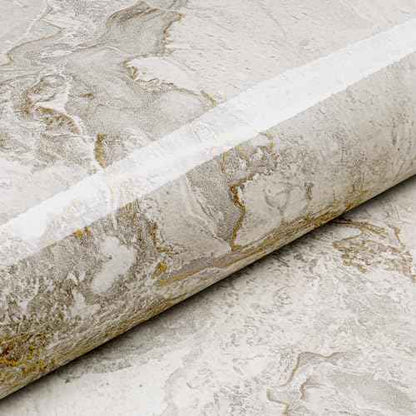 Livelynine Glossy Gold White Marble Contact Paper Waterproof Glossy Marble Countertop Peel and Stick Countertops Kitchen Counter Top Vinyl Desk Wrap Cover Self Adhesive Wallpaper Desk Table 15.8x78.8