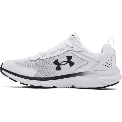 Under Armour Mens Charged Assert 9 Road Running Shoe, White (108)/Black, 10.5 US