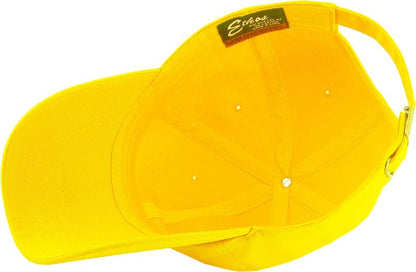 KBETHOS KB-Low Classic Cotton Dad Hat Adjustable Unconstructed Plain Cap - Yellow, One Size