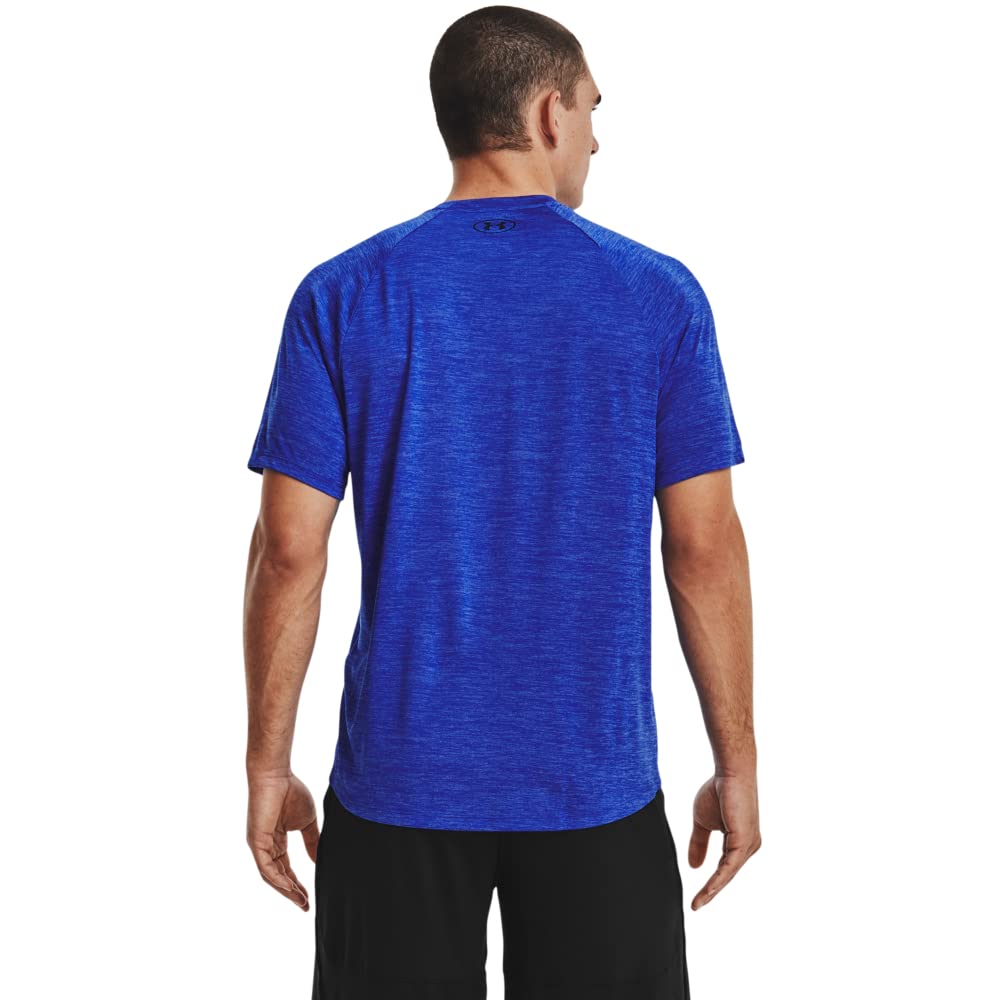 Under Armour Men's Tech 2.0 Short-Sleeve T-ShirtDISC, (486) Versa Blue / / Black, Large Tall