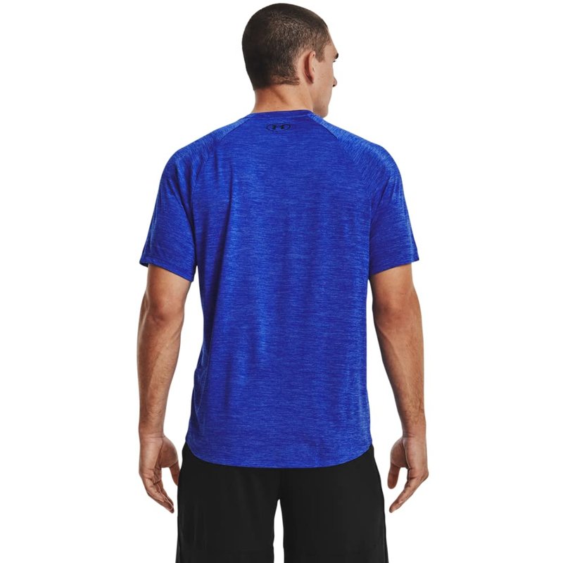 Under Armour Men's Tech 2.0 Short-Sleeve T-Shirt, (486) Versa Blue / / Black, Large