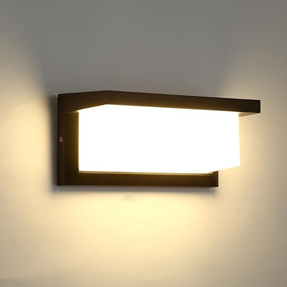 Outdoor Porch Wall Light Modern LED Wall Sconces 18W 3000K Wall Mounted Wall lamp Aluminum Wall Lights fixtures Suitable for Garage, Living Room, Terrace