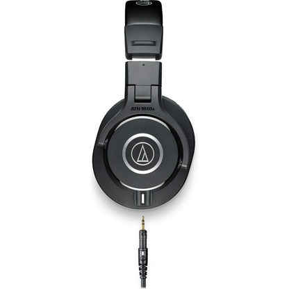 Audio-Technica ATH-M40x Professional Studio Monitor Headphone, Black, with Cutting Edge Engineering, 90 Degree Swiveling Earcups, Pro-Grade Earpads/Headband, Detachable Cables Included