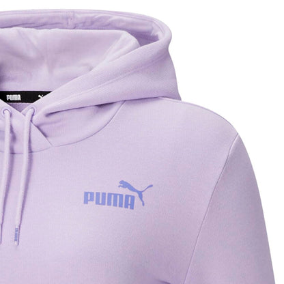 PUMA Womens Essentials Colorblock Hoodie Casual Outerwear Casual Hoodie - Purple - Size M