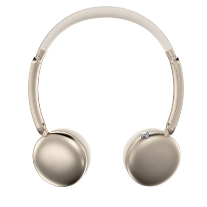 LORELEI Q60 Wireless Bluetooth On-Ear Headphones Lightweight ，Built-in Micphone, 40 Hours Up Battery Life, Bass Mode, Memory Earmuffs (Starlight)