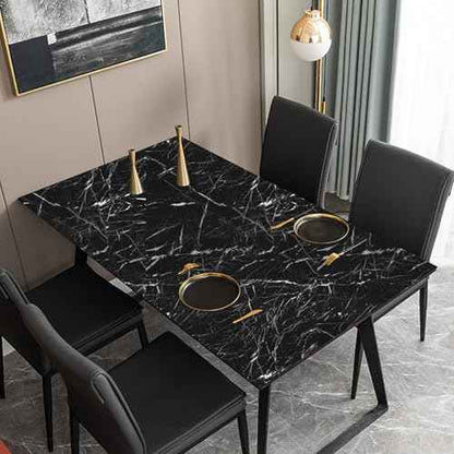 Abyssaly Black and White Marble Contact Paper, Granite Kitchen Wallpaper Peel and Stick Countertops, Glossy Self Adhesive Removable Marble Counter Paper Roll for Cabinets 15.7in X 118in