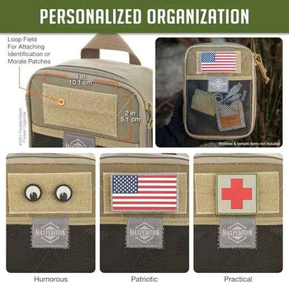 MAXPEDITION Padded Beefy Pocket Organizer (6¡± x 2.5¡± x 8¡±) EDC Pouch, Tactical Tool Pouch for Organization, MOLLE Accessories for Everyday Carry, 0267