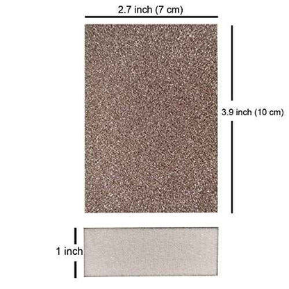 10 Pack 80 Grit Sanding Sponge, Washable and Reusable Sanding Blocks Great for Pot, Pan, Glass, Wood, Metal Sanding