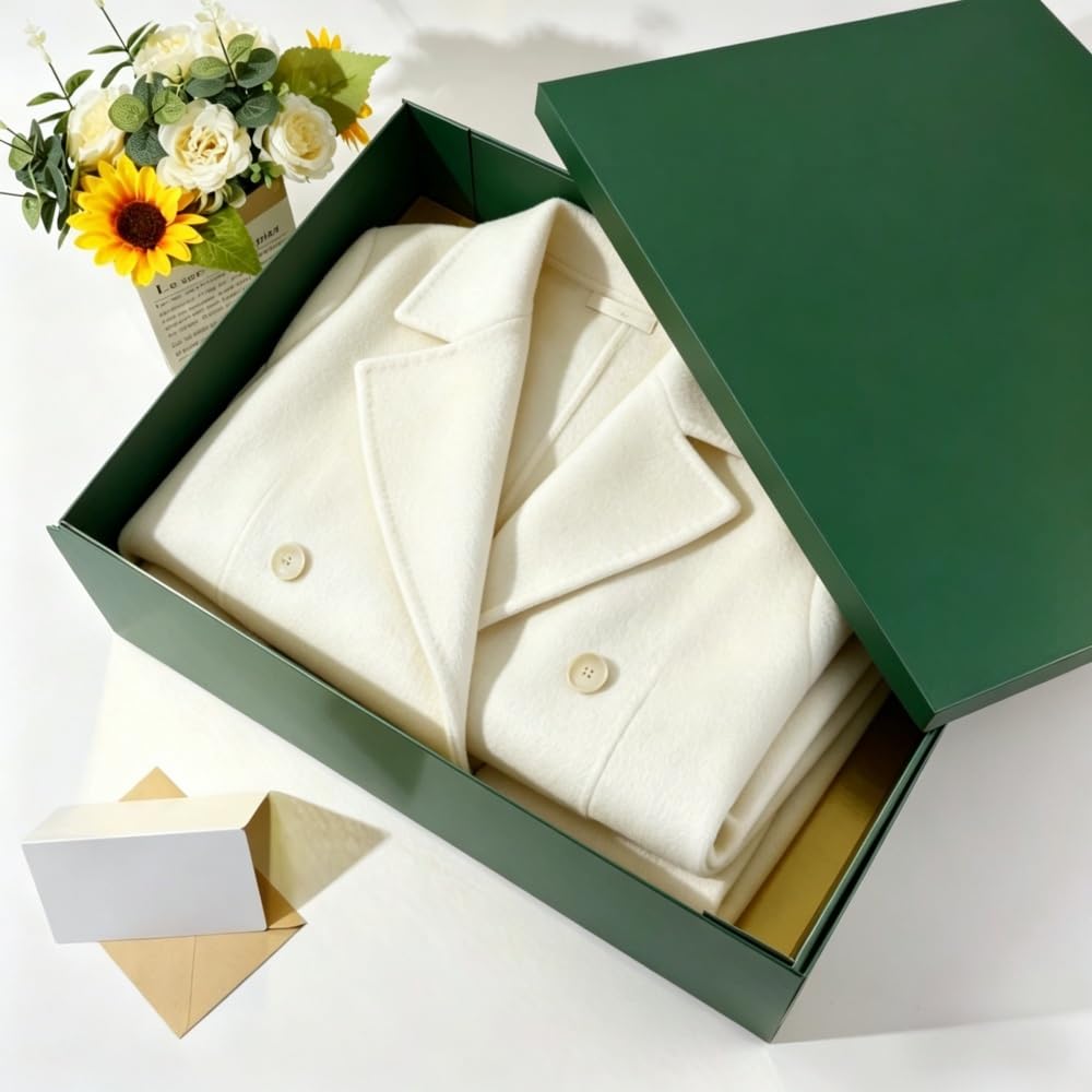 UoeRing Green Extra Large Gift Box 1Pcs 22x17x9 inch,luxury Gift Box with Lid for Presents Birthday Christmas Valentine's Day (Includes Pull Bows,Card,Envelope,Filler)