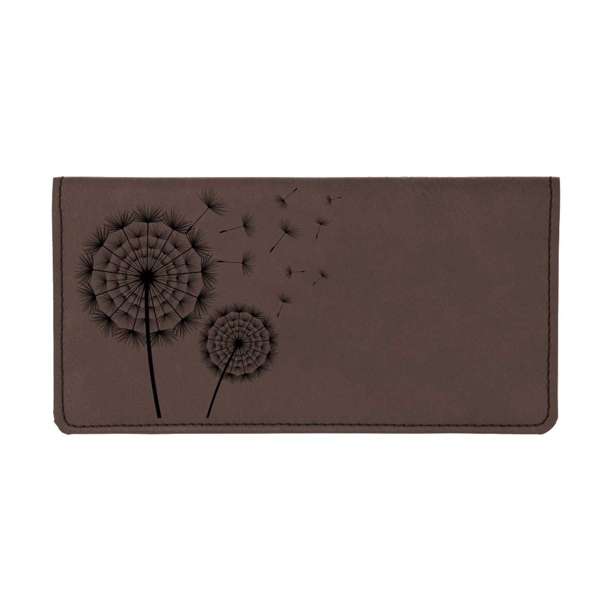CAROUSELCHECKS Make A Wish Laser Engraved Leatherette Checkbook Cover