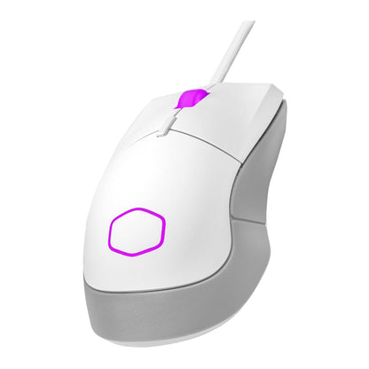 Cooler Master MM712 Wireless Gaming Mouse Black with Adjustable 19,000 DPI, 2.4GHz and Bluetooth , Ultraweave Cable, PTFE Feet, RGB Lighting and MasterPlus+ Software