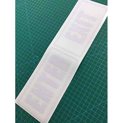 Enter & Exit Door Sign- UV Resistant, Waterproof, Durable, Peel & Stick Adhesive Label Decal Sticker Quote Vinyl Mural Art Script Lettering - Each Decal 7" x 3.5", White