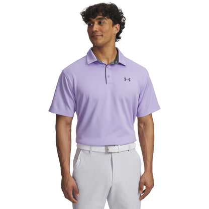 Under Armour Men's Tech Golf Polo, (538) Transparent / / Pitch Gray, X-Small