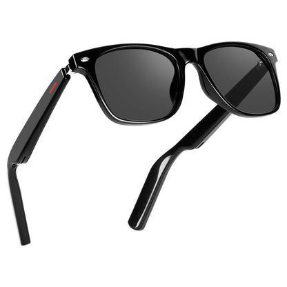 Smart Sunglasses Glasses for Men Women with AAC Speaker Open Ear Music Touch Buttons Remote Photo Voice Assistant Hand-free Calling, Unisex Audio Intelligent Bluetooth 5.0, Great Gift for Friends