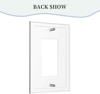 Decorative Art Light Switch Covers Nautical Rustic Star Emblem 1 Gang Rocker Outlet Decorative Switch plate Faceplate GFCI Light Switch Covers for Home Decor