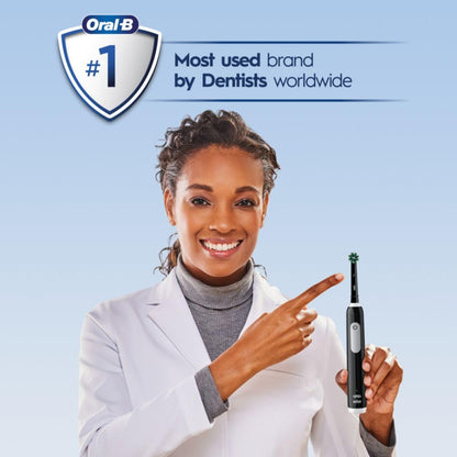 Oral-B Pro 500 Electric Toothbrush with (1) Brush Head, Rechargeable, Black