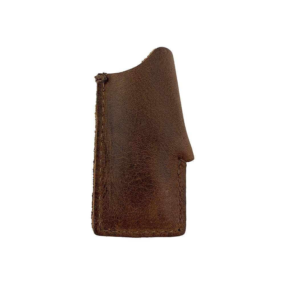 Hide & Drink, Rustic Leather Lighter Protective Case Handmade (Bourbon Brown)