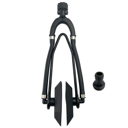 ISURE MARINE Universal Rectangular Dual Water Feed Outboard Motor Water Flusher Boat Ear Muff Engine Flusher for Marine Boat