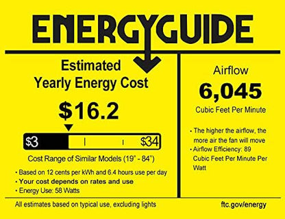Depuley 72-Inch Ceiling Fan No Light: 8-Blade Large Ceiling Fans with Remote Control - Ultra Quiet DC Motor Reversible Timer Brushed Nickel