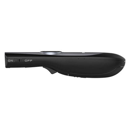 BYEASY Wireless Presenter,RF 2.4GHz Presentation Clicker Remote 100 FT, USB PowerPoint PPT Clicker, Volume Control for Google Slides- Black