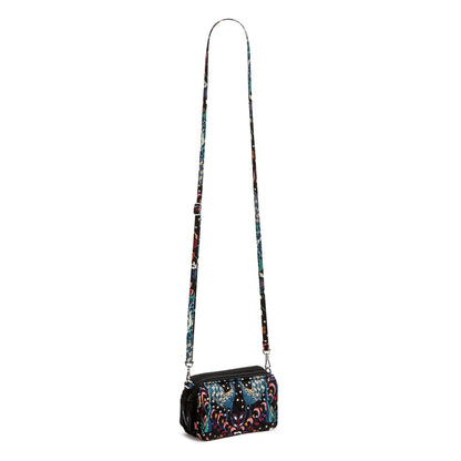 Vera Bradley Cotton All in One Crossbody Purse with RFID Protection
