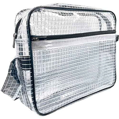 Engineer Bag,15.7 Inches Transparent ESD Anti-Static Shoulder Bag, Cleanroom Tool Bag, Thick PVC, 15L Capacity