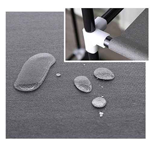 YOUUD Wardrobe Storage Closet Clothes Portable Wardrobe Storage Closet Portable Closet Organizer Portable Closets Wardrobe Closet Organizer Shelf Wardrobe Clothes Organizer Standing Closet Gray