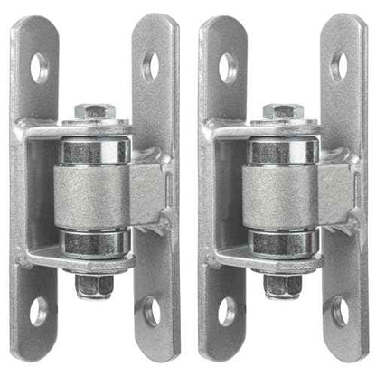 Heavy Duty Bolt on Sealed Bearing Outdoor Gate Hinges - Bolt onto Gate and Post for Large Heavy Driveway Gates Up to 1100 Pounds, Adjustable Yoke Pivot CI3700 Gate Hinge (Sold as a Pair)