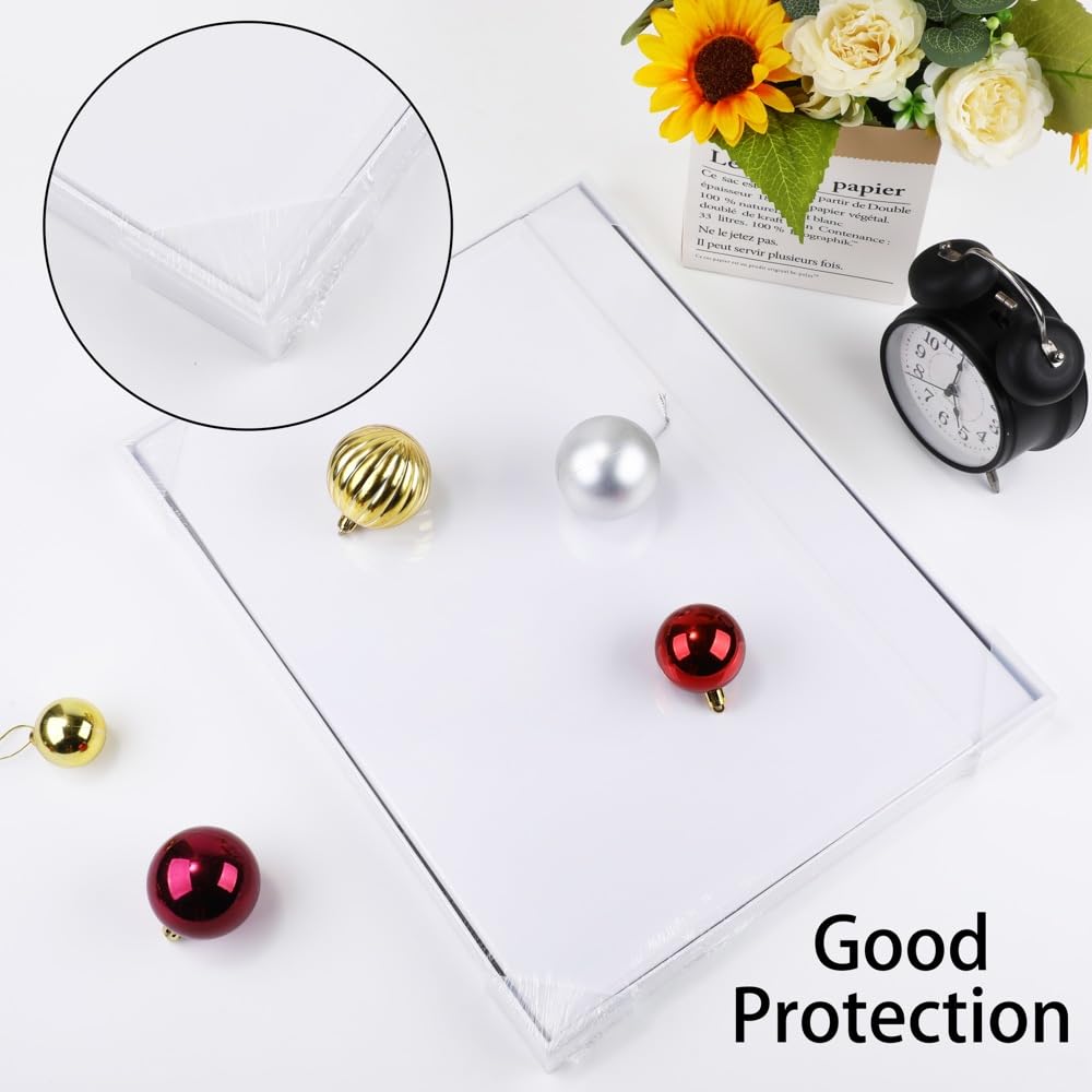 UoeRing White Extra Large Gift Box 2Pcs 22x17x9 inch,luxury Gift Box with Lid for Presents Birthday Christmas Valentine's Day (Contain Pull Bows,Card,Envelope,Filler)