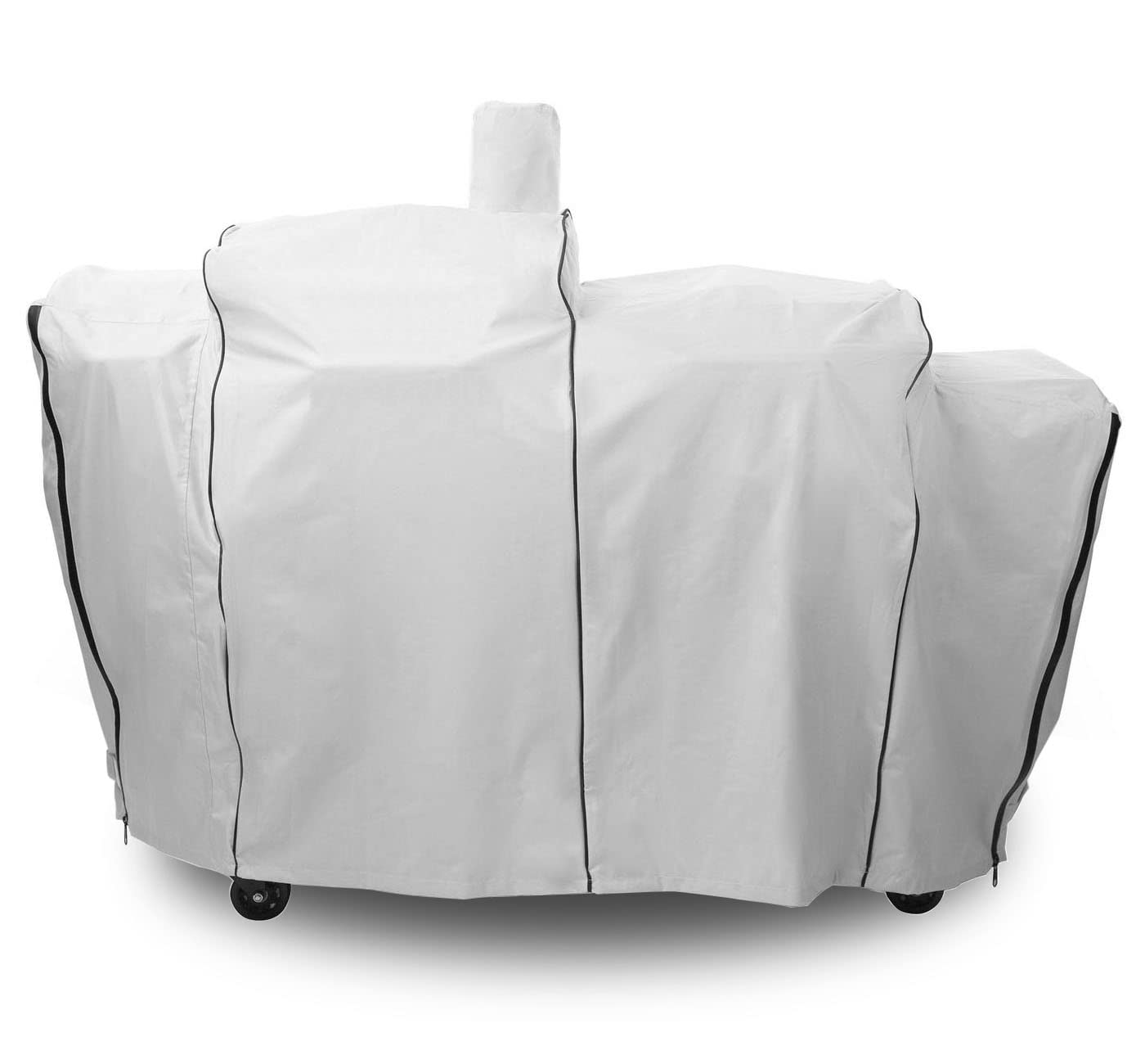 ZJYWSCH Grill Cover for Pit Boss Platinum KC Combo PB1285KC Wood Pellet and Gas Grill 600D Heavy Duty Pit Boss KC Combo Grill Cover Outdoor Waterproof