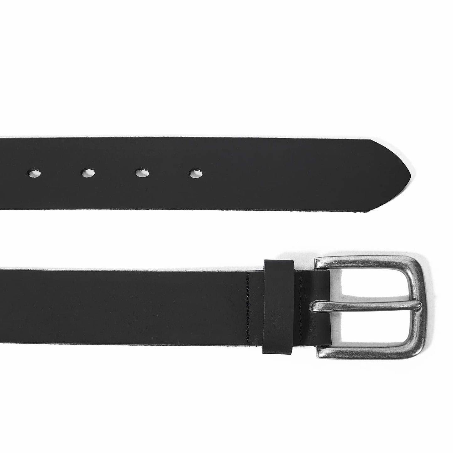 VATAN Men's Full Grain Leather Casual Every Day Jeans Belts, Handmade Men Leather Belt with Gift Box