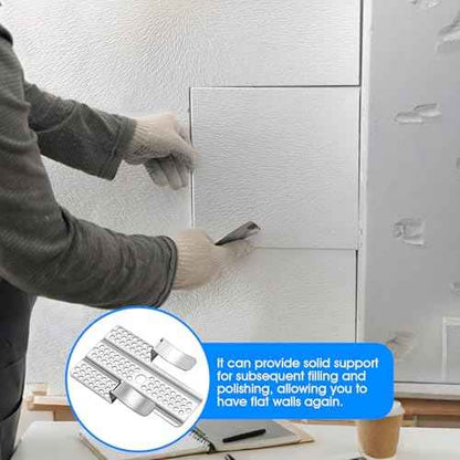 4 Pack Drywall Repair Clips,Easy Drywall Repair Kit,1/2" Stainless Steel Wall Patch Clips with 8 Screws for Damaged Walls Repairing (4 Pack)