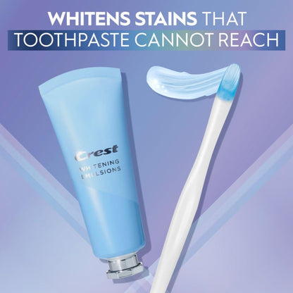 Crest Whitening Emulsions Leave-on Teeth Whitening Gel Pen Kit, 0.88 Oz (25 G)