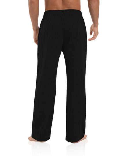 Agnes Urban Men's Joggers Sweatpants Open Bottom Straight Leg Casual Loose Fit Running Athletic Jersey Pants with Pockets
