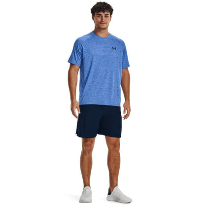 Under Armour Men's Tech 2.0 Short-Sleeve T-Shirt, (464) Water / / Black, Large Tall