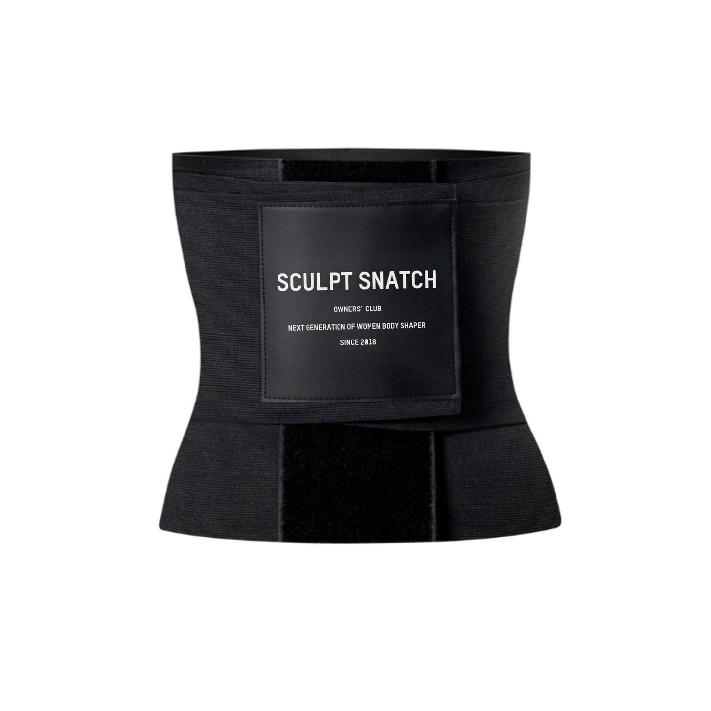 Sculpt Snatch Hourglass Waist Trainer for Women – Adjustable Sweat Band for Stomach, Tummy Control & Workout Waist Trimmer(BLACK, Medium)