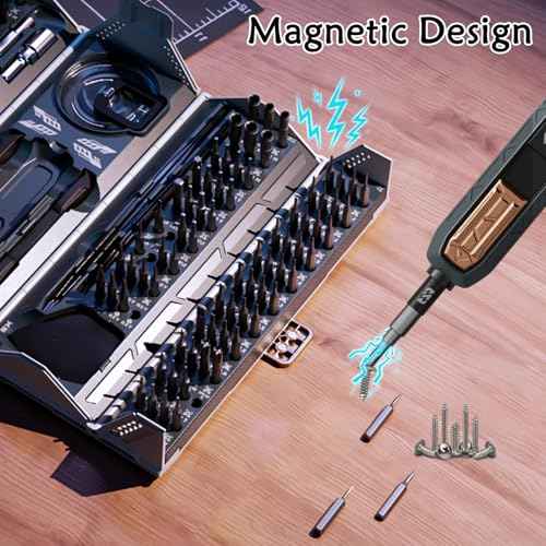 180 in 1 Manual Precision Screwdriver Set, Professional Computer Screwdriver Kit, Magnetic Repair Tool Kit with Home Drill Bits for iPhone Computer Laptop ablet Watch Xbox Game Console