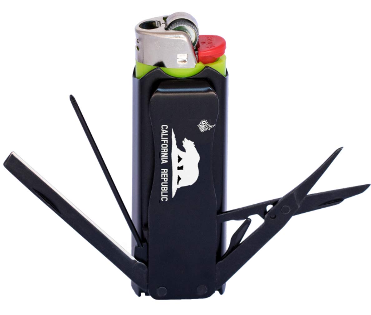 LighterBro Multitool Lighter Sleeve (Cali Bear)