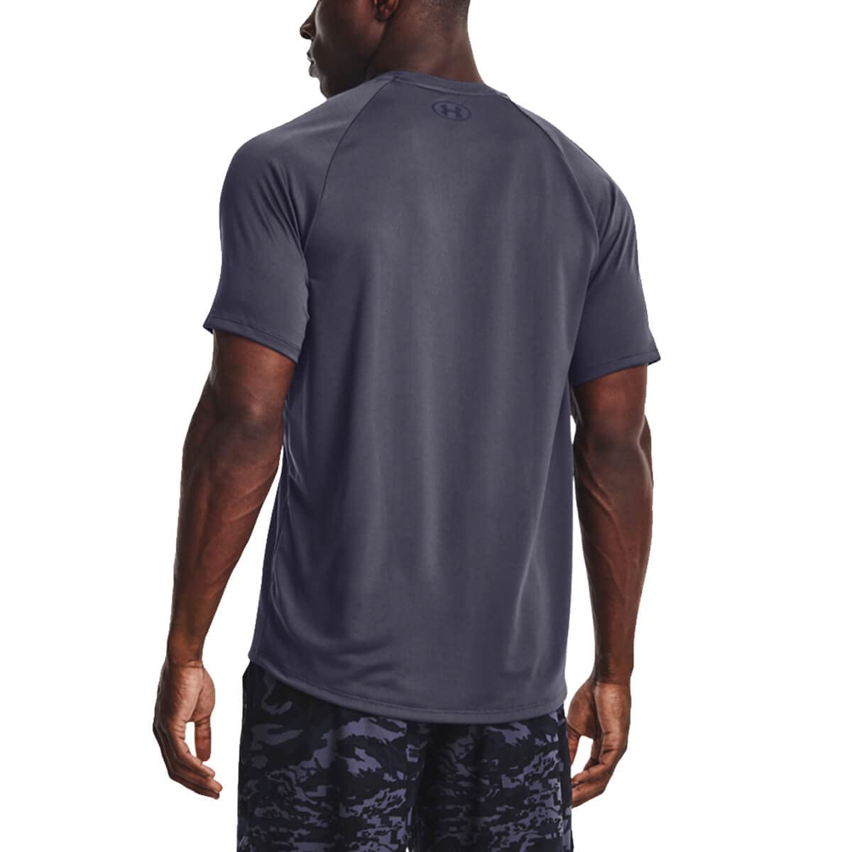 Under Armour Men's Tech 2.0 Short-Sleeve T-ShirtDISC, (558) Tempered Steel / / Midnight Navy, Medium