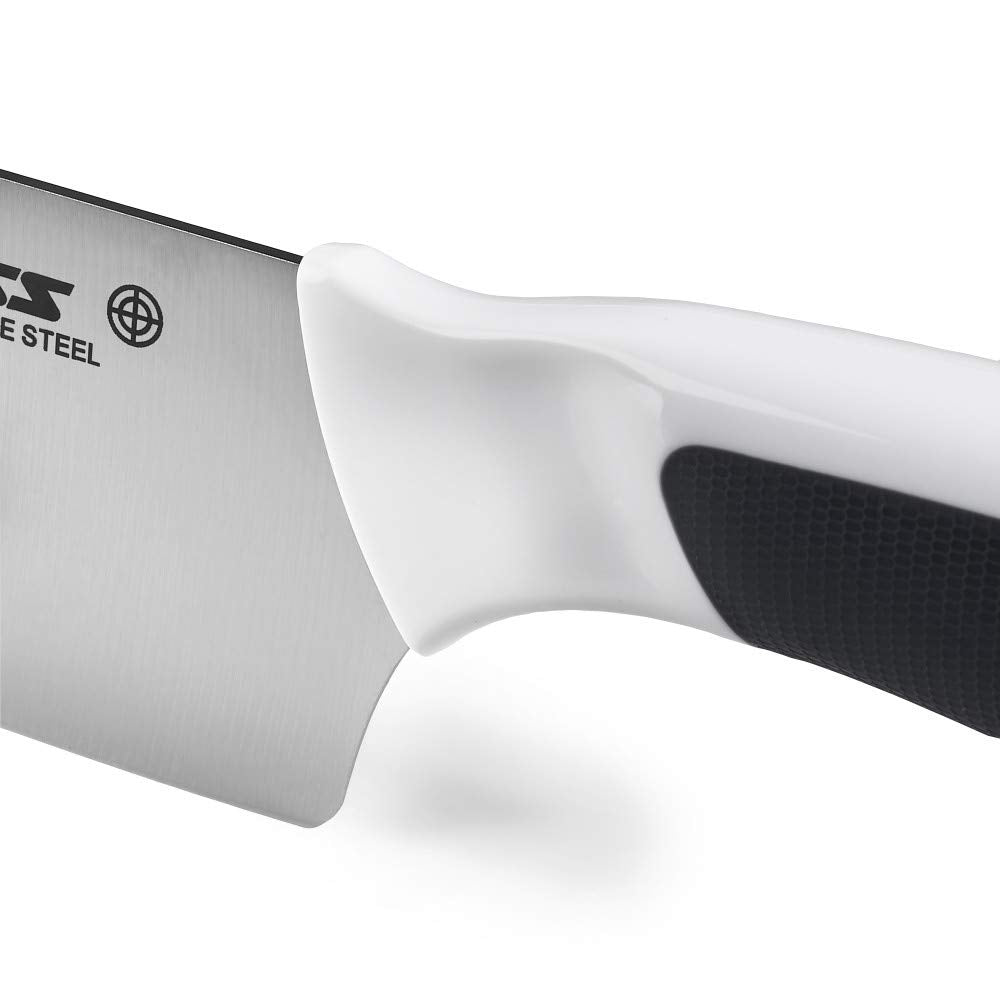 Zyliss Cheese Knife - Slicer & Cutter for Block Cheese - Carving Knife for Charcuterie Boards - Cheeseboard Handheld Slicer - Cutter & Slicing Tool - 4.5" - Gray & White