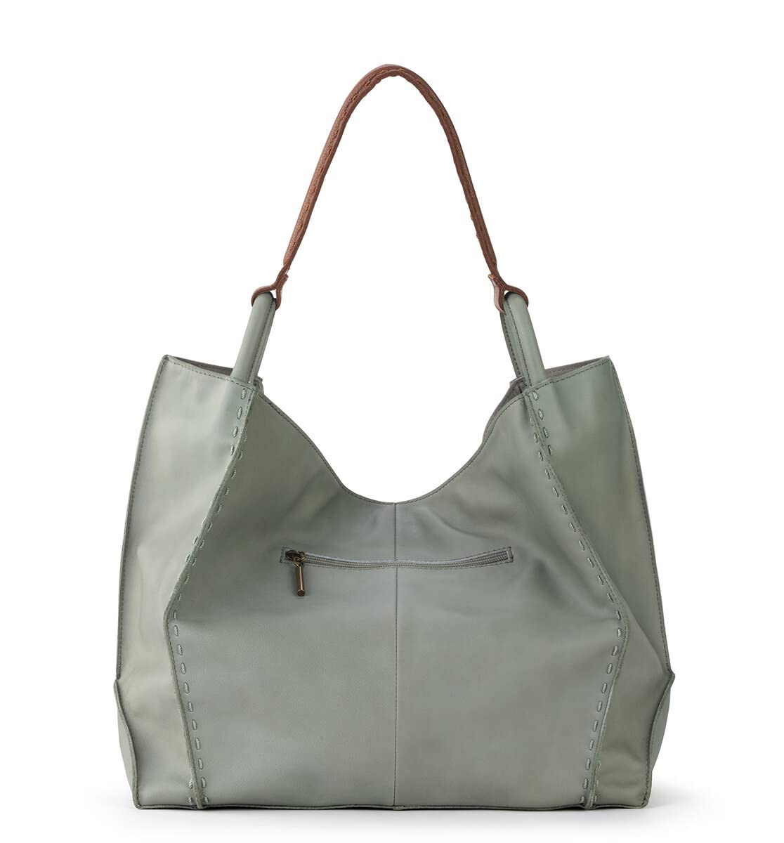 The Sak Los Feliz Large Tote Bag - Premium Leather Handbag With Stylish Design For Everyday, Travel, Beach Bag - Roomy, Durable, Lined Purse With Shoulder Bag Strap, Zipper Pocket