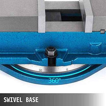 VEVOR 3 Inch Heavy Duty Milling Vise Bench Clamp Vise High Precision Clamping Vise 3 Inch Jaw Width with 360 Degree Swiveling Base CNC Vise